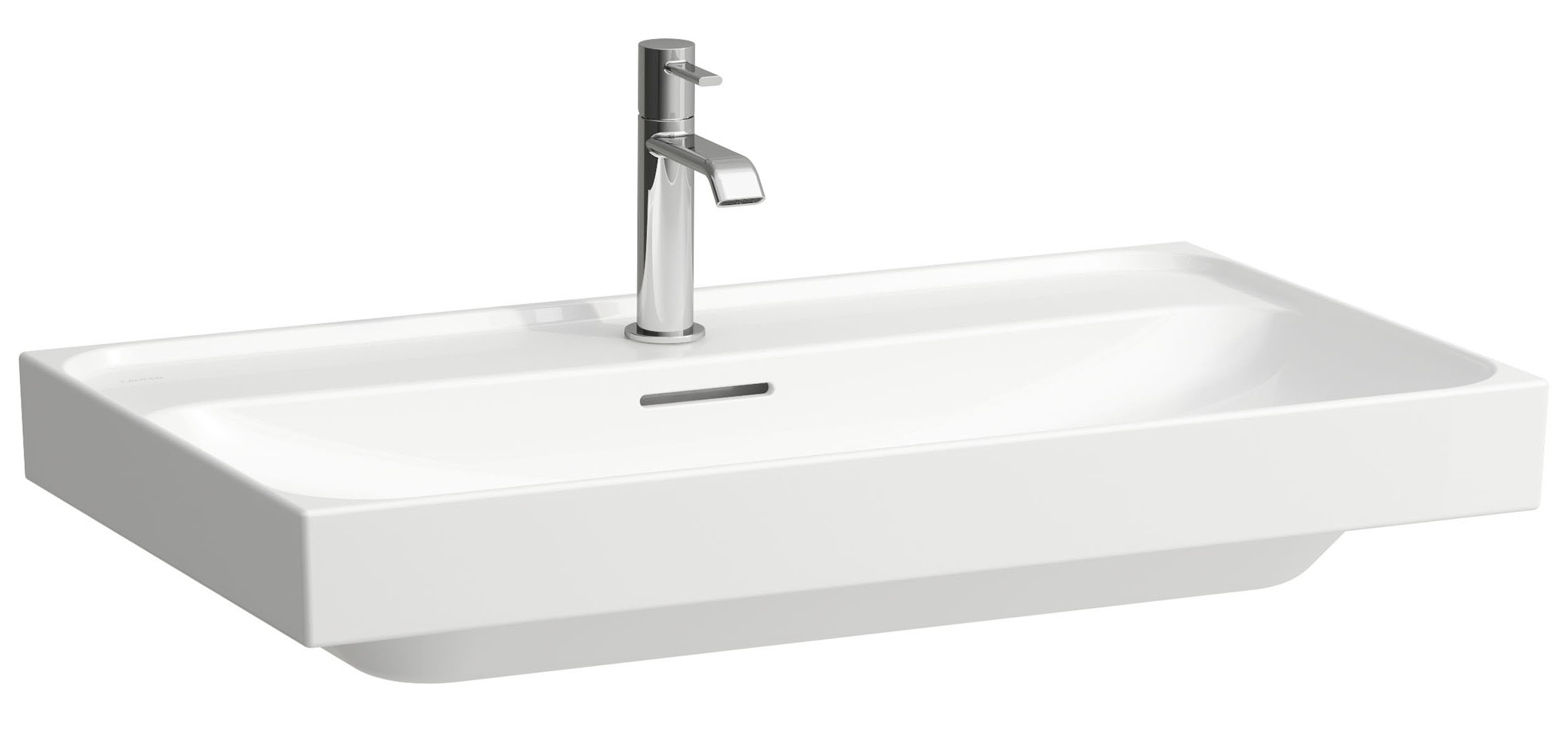 Laufen Meda lavabo 80x46 cm rectangular clásico blanco mate H8161177571041