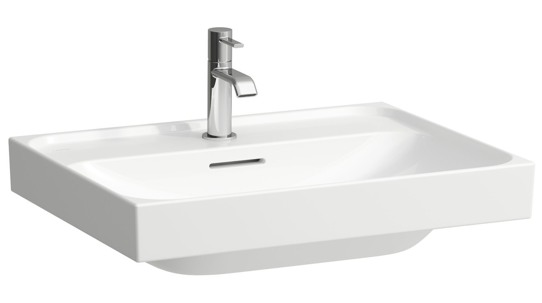 Laufen Meda lavabo 60x46 cm rectangular clásico blanco mate H8161137571041