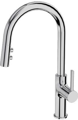 LaVita Orion grifo de cocina de pie cromo 5900378346111