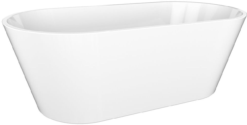 Polysan Azra bañera exenta 170x80 cm oval blanco 68631
