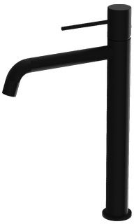 LaVita Orion grifo para lavabo de pie negro 5900378341406