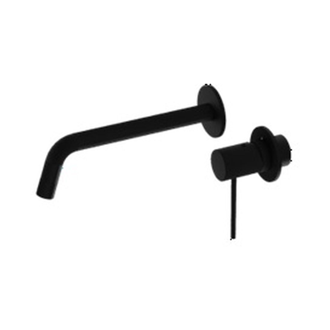 LaVita Orion grifo para lavabo empotrado negro 5900378341468