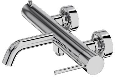 LaVita Orion grifo de bañera y ducha a pared cromo 5900378341543