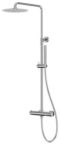 LaVita Orion conjunto de ducha a pared con rociador con efecto lluvia cromo 5900378341604