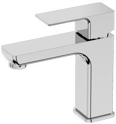 LaVita Aquila grifo para lavabo de pie cromo 5900378342724