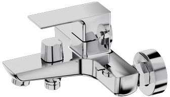 LaVita Aquila grifo de bañera y ducha a pared cromo 5900378342847