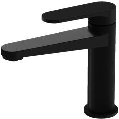 LaVita Cetus grifo para lavabo de pie negro 5900378341765