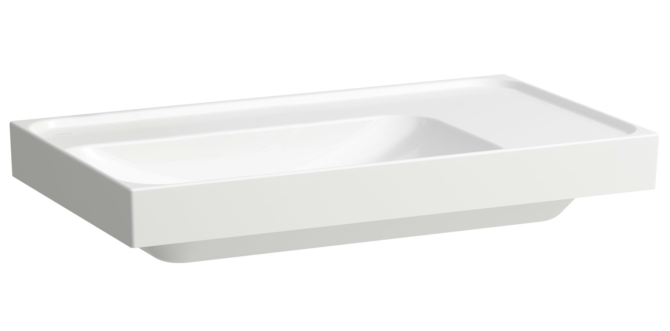 Laufen Meda lavabo 80x46 cm rectangular clásico-para mueble blanco brillante H8171164001091