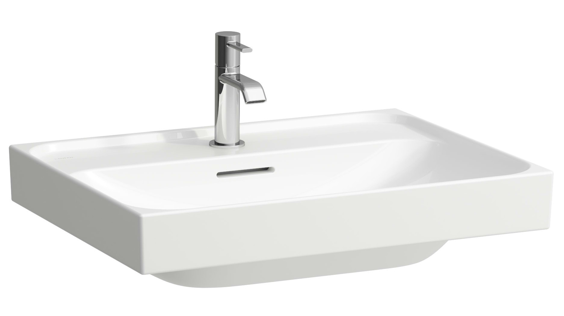 Laufen Meda lavabo 60x46 cm rectangular clásico-para mueble blanco brillante H8101134001041