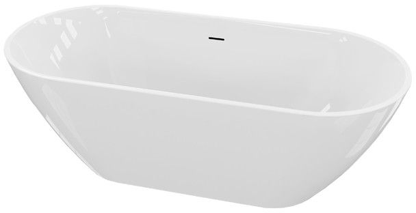LaVita Irun bañera exenta 160x73 cm oval blanco 5900378345138