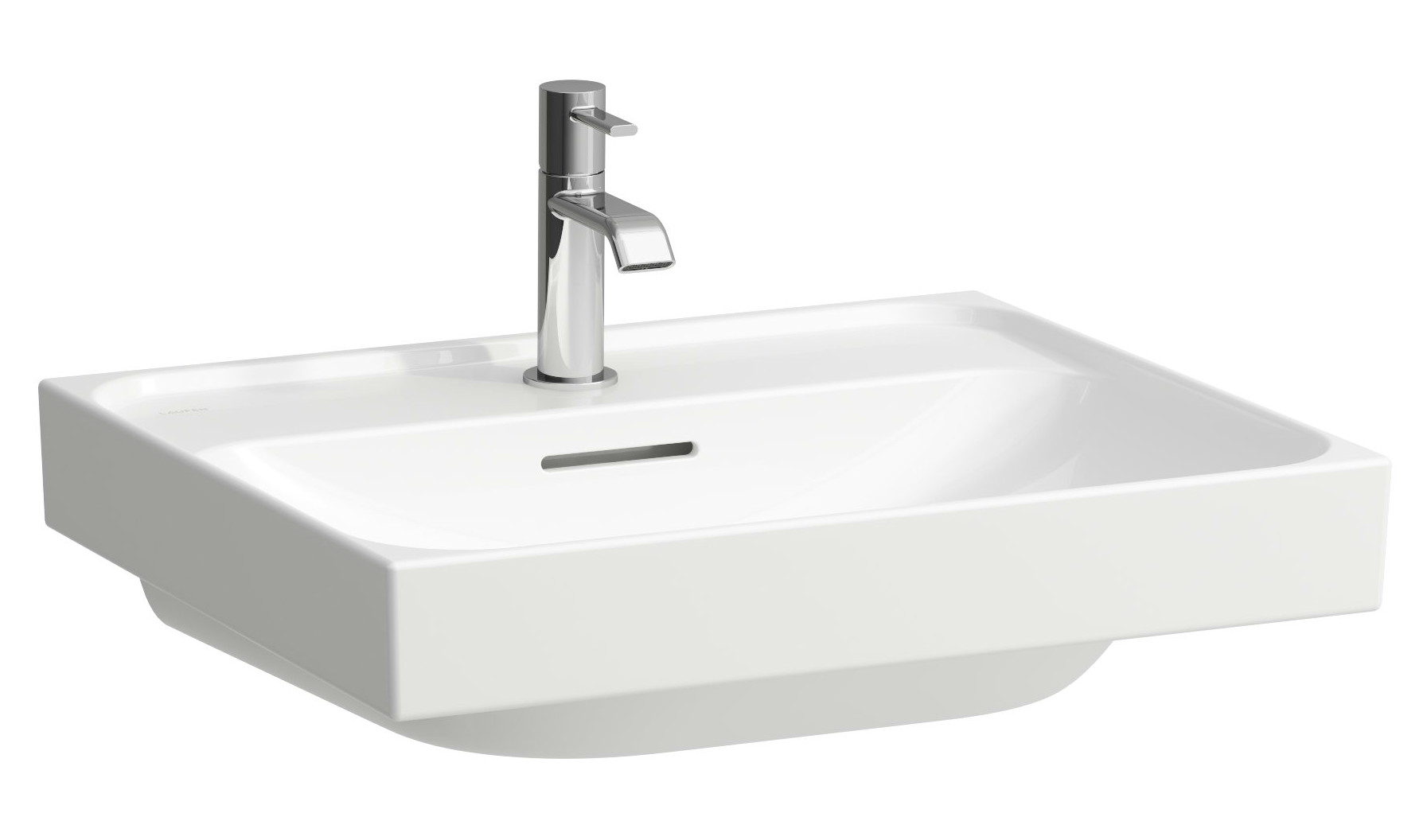 Laufen Meda lavabo 55x46 cm rectangular clásico-para mueble blanco brillante H8101124001041