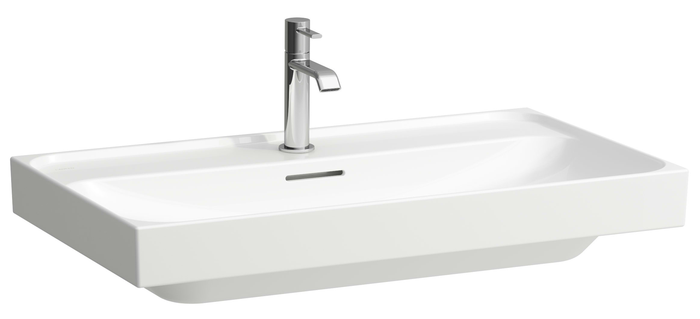 Laufen Meda lavabo 80x46 cm rectangular clásico blanco brillante H8161170001091