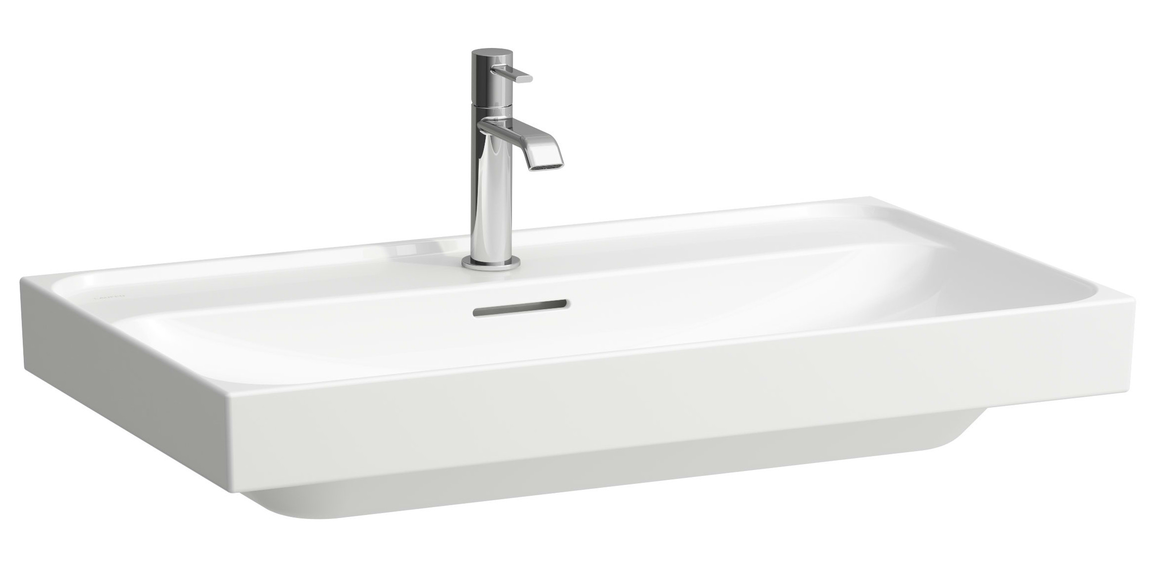 Laufen Meda lavabo 80x46 cm rectangular clásico blanco brillante H8161170001041