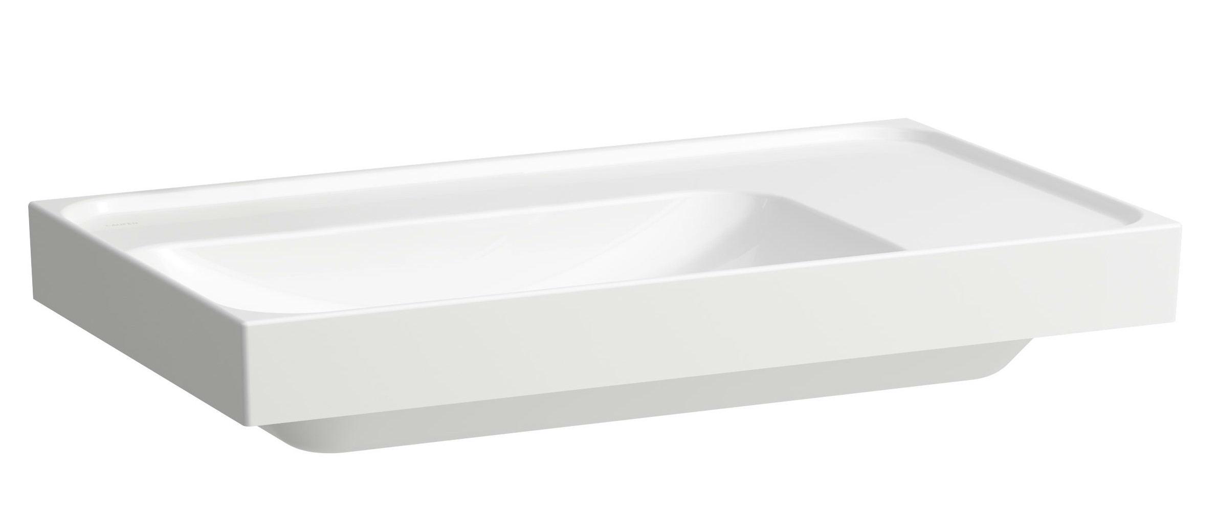 Laufen Meda lavabo 80x46 cm rectangular clásico-para mueble blanco H8171160001091