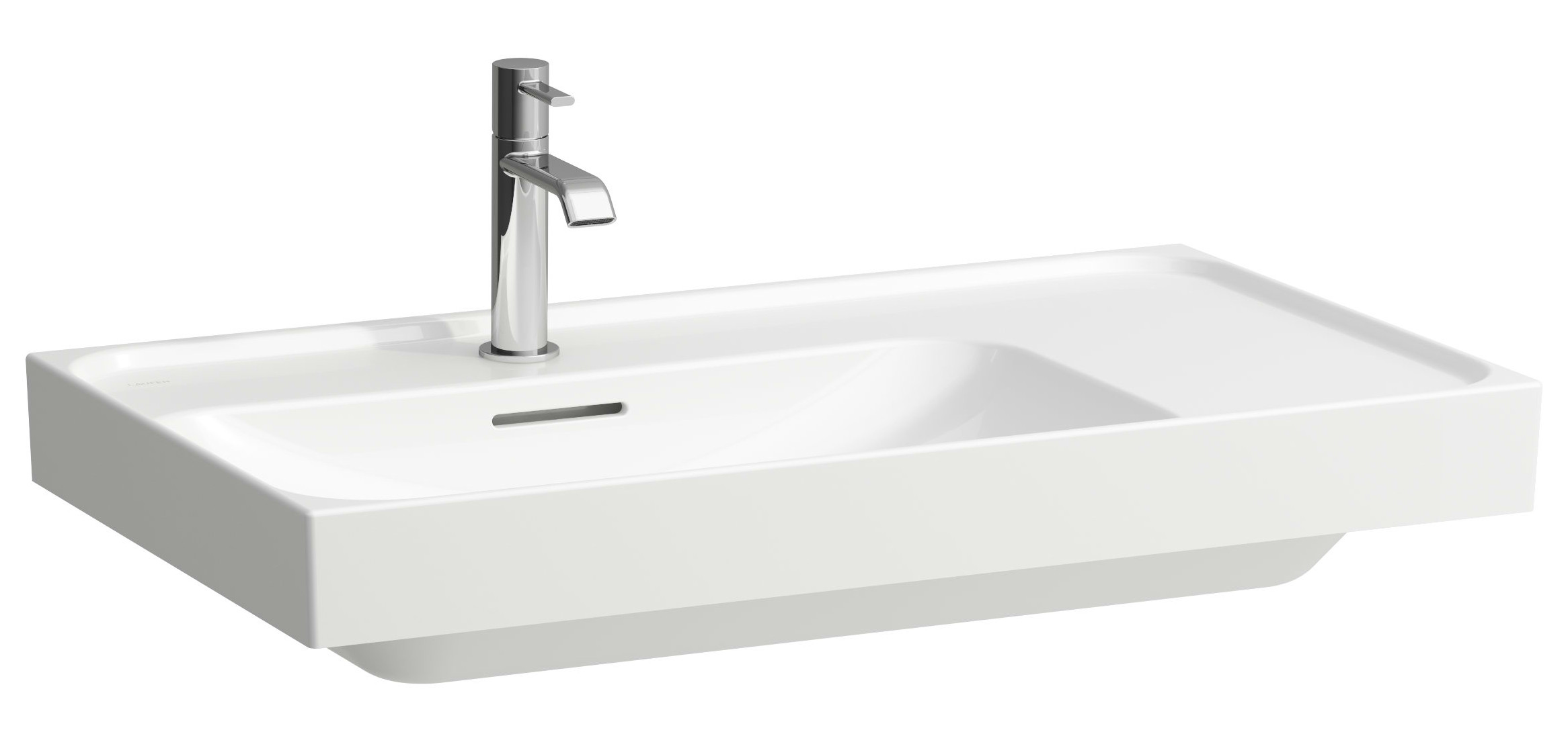 Laufen Meda lavabo 80x46 cm rectangular clásico-para mueble blanco brillante H8171160001041