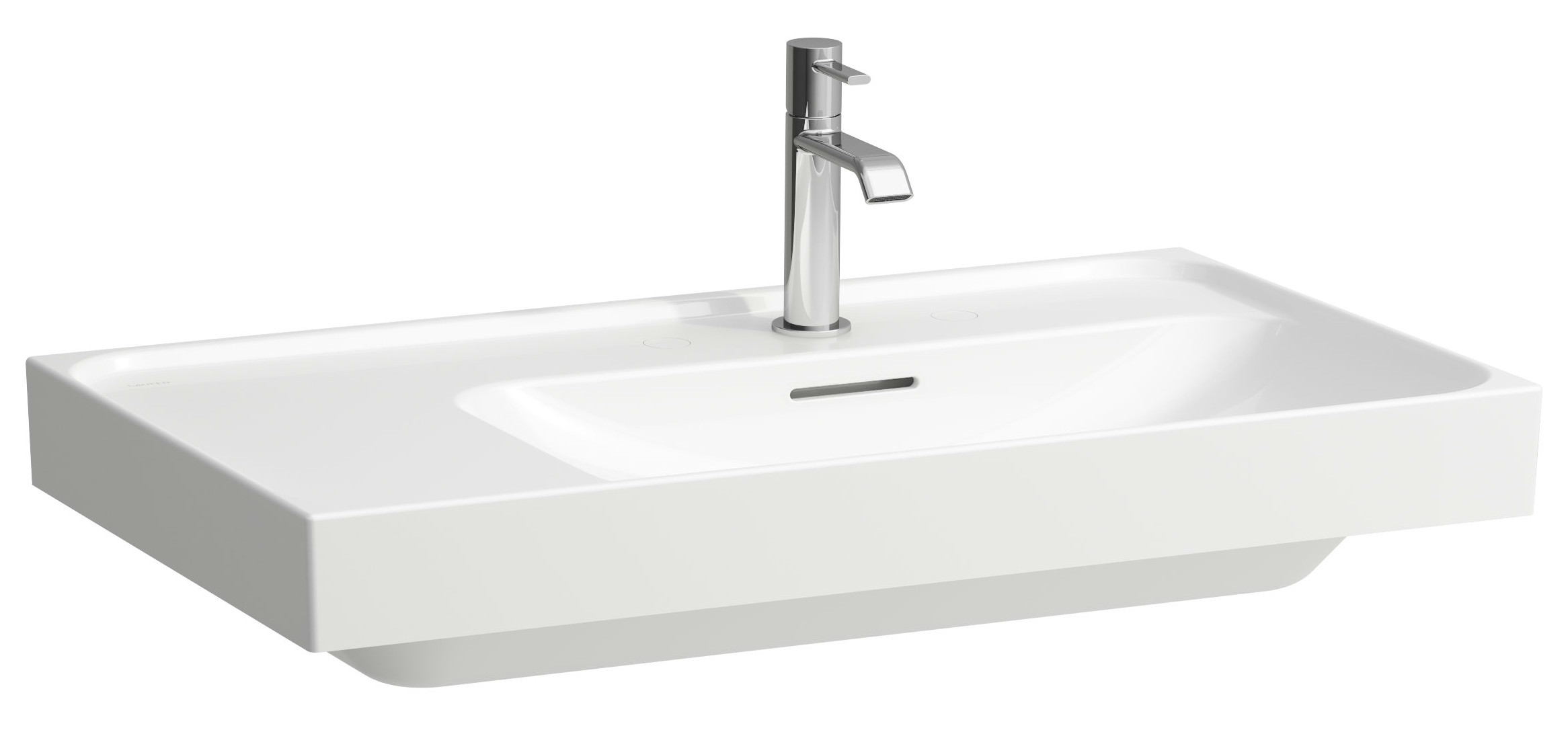 Laufen Meda lavabo 80x46 cm rectangular clásico-para mueble blanco brillante H8171150001091
