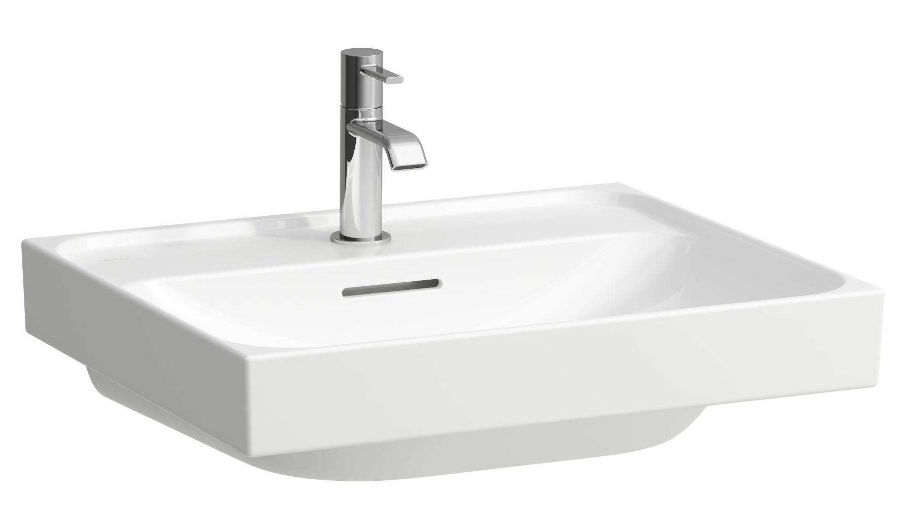 Laufen Meda lavabo 55x46 cm rectangular clásico blanco brillante H8161120001041