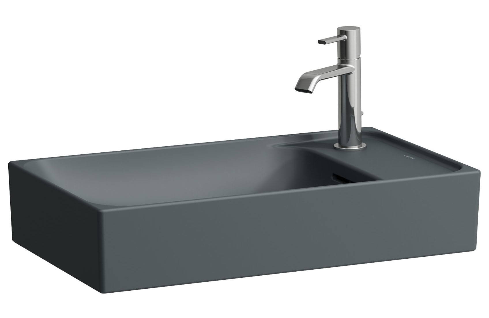 Laufen Meda lavabo 60x35 cm rectangular sobre encimera mate H8121137581061
