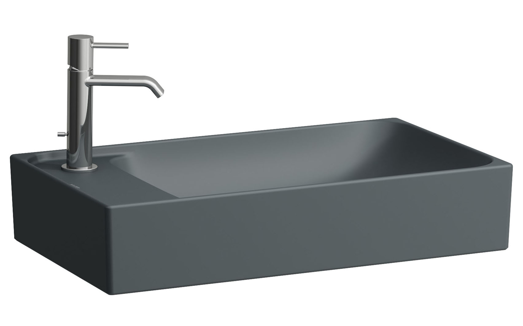 Laufen Meda lavabo 60x35 cm rectangular sobre encimera mate H8121137581051