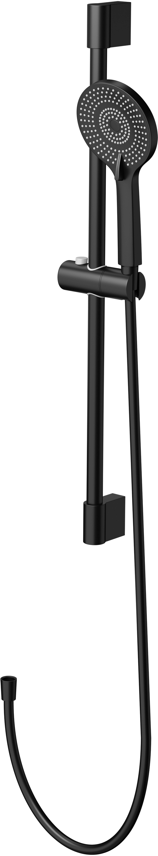 Cersanit Virgo conjunto de ducha a pared negro S951-853