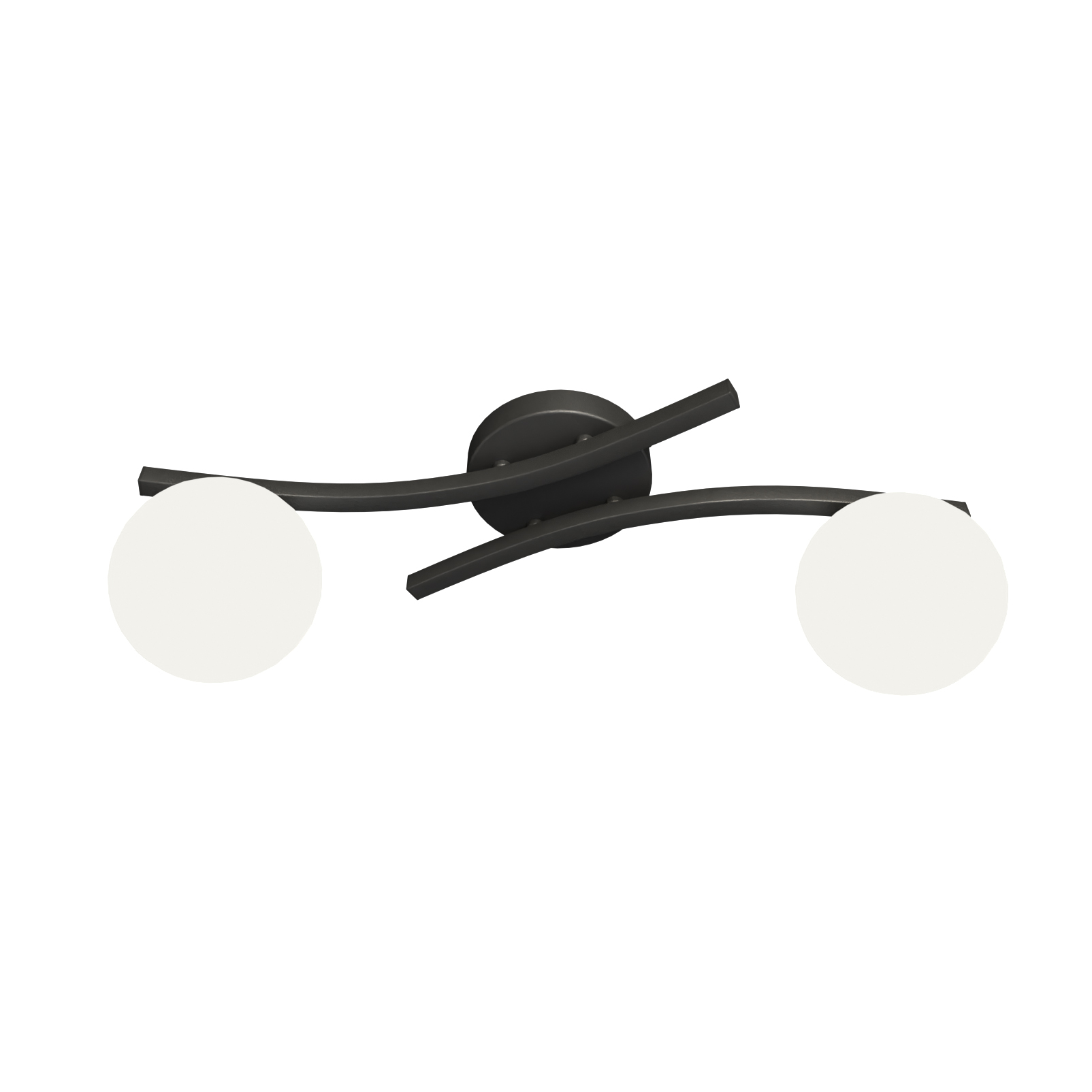 Emibig Opus lámpara de techo 2x10 W blanco-negro 1390/2