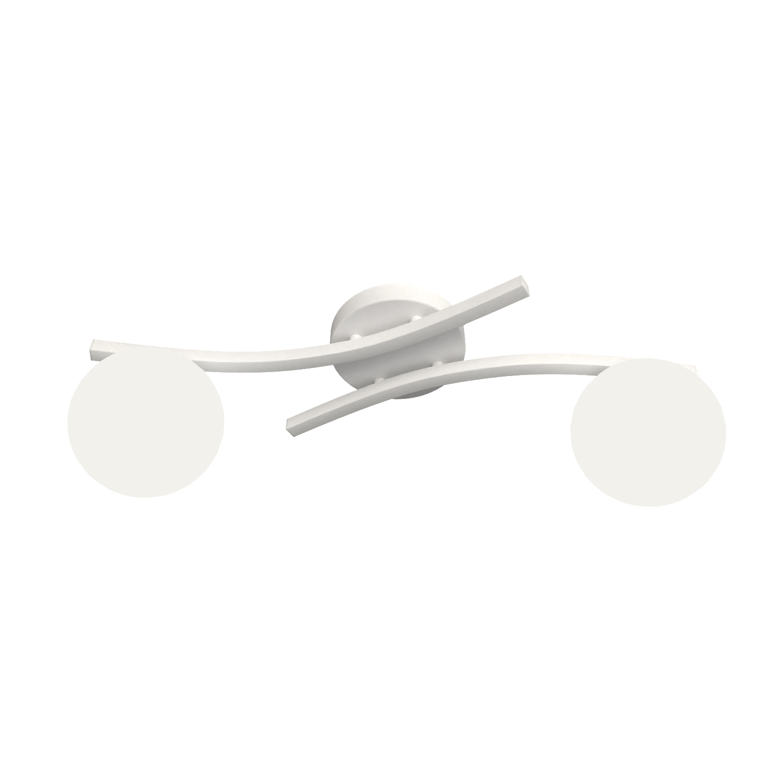 Emibig Opus lámpara de techo 2x10 W blanco 1392/2
