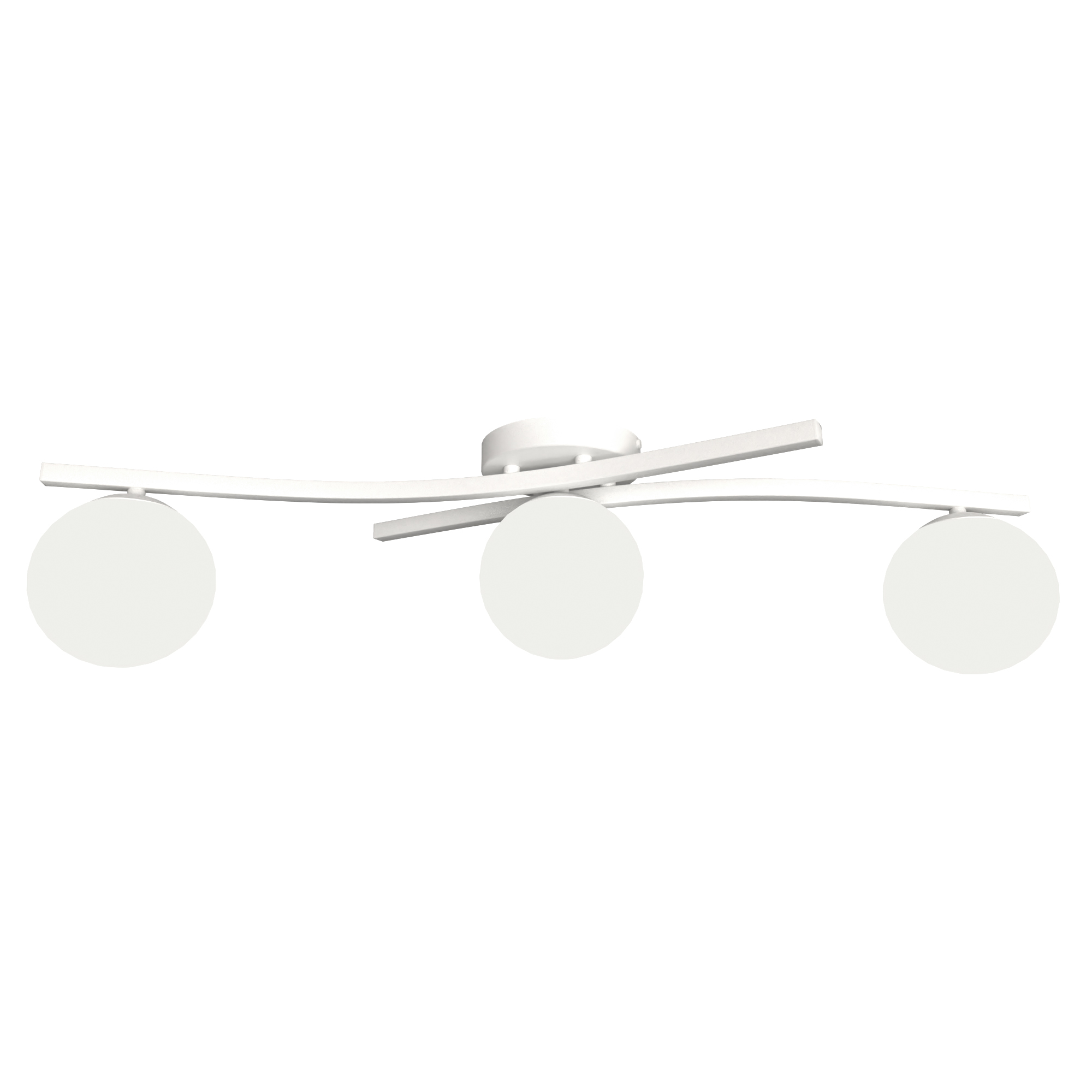 Emibig Opus lámpara de techo 3x10 W blanco 1392/3