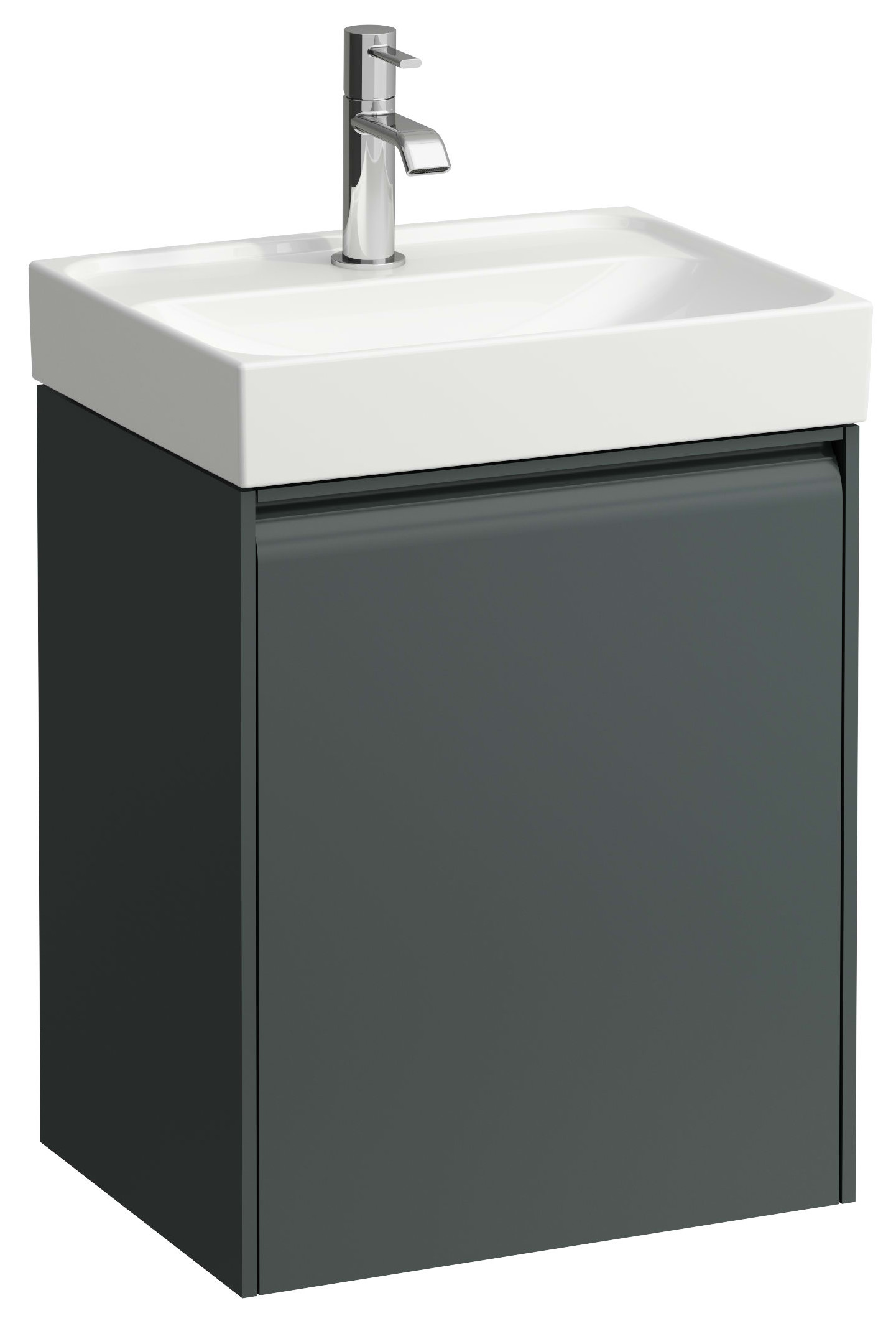 Laufen Meda armario 43.7x33.9x51.5 cm suspendido, para lavabo gris H4215410112661