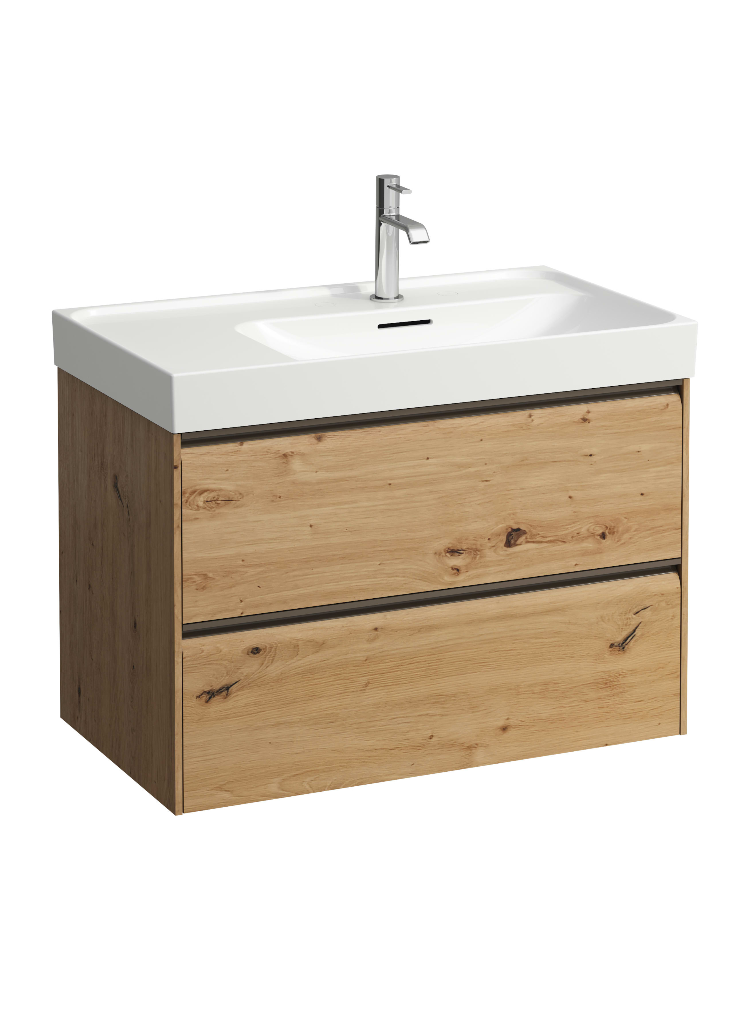 Laufen Meda armario 78.4x44.8x51.5 cm suspendido, para lavabo roble H4215920112671