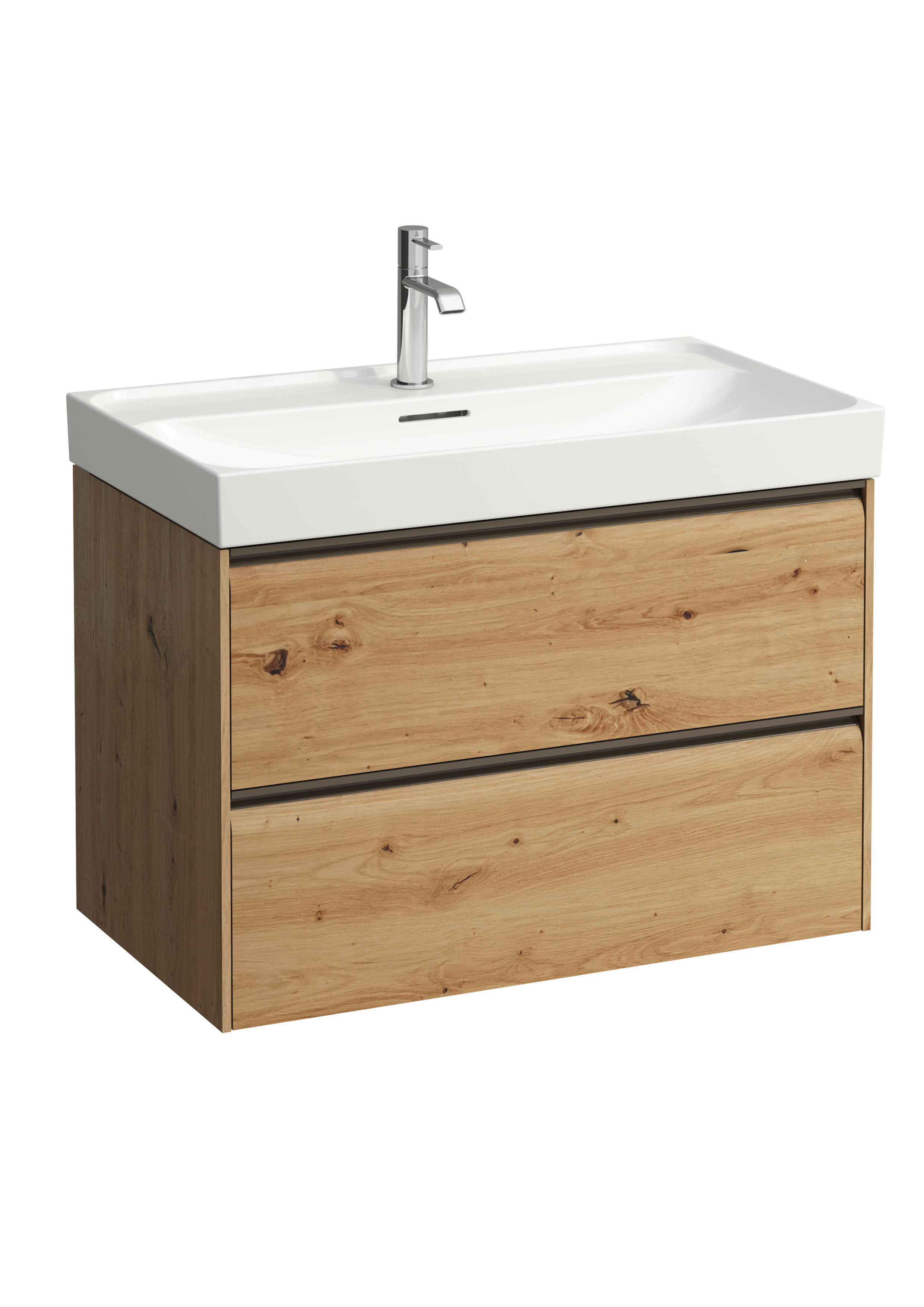 Laufen Meda armario 78.4x44.8x51.5 cm suspendido, para lavabo roble H4216120112671