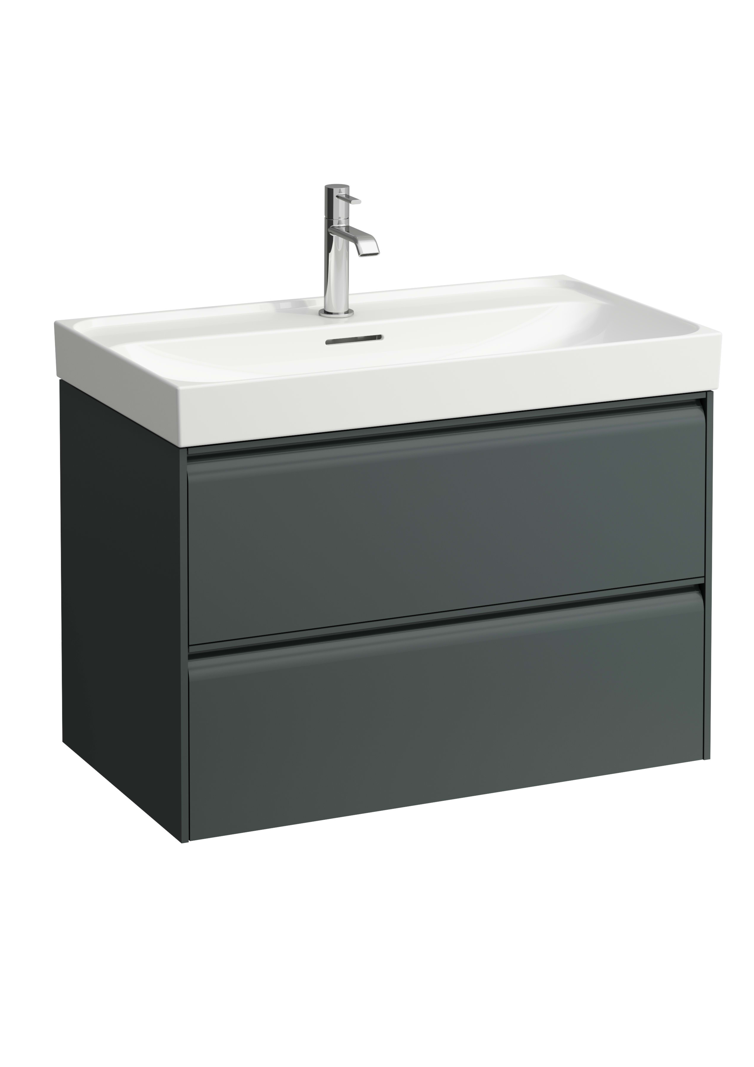 Laufen Meda armario 78.4x44.8x51.5 cm suspendido, para lavabo gris H4216120112661