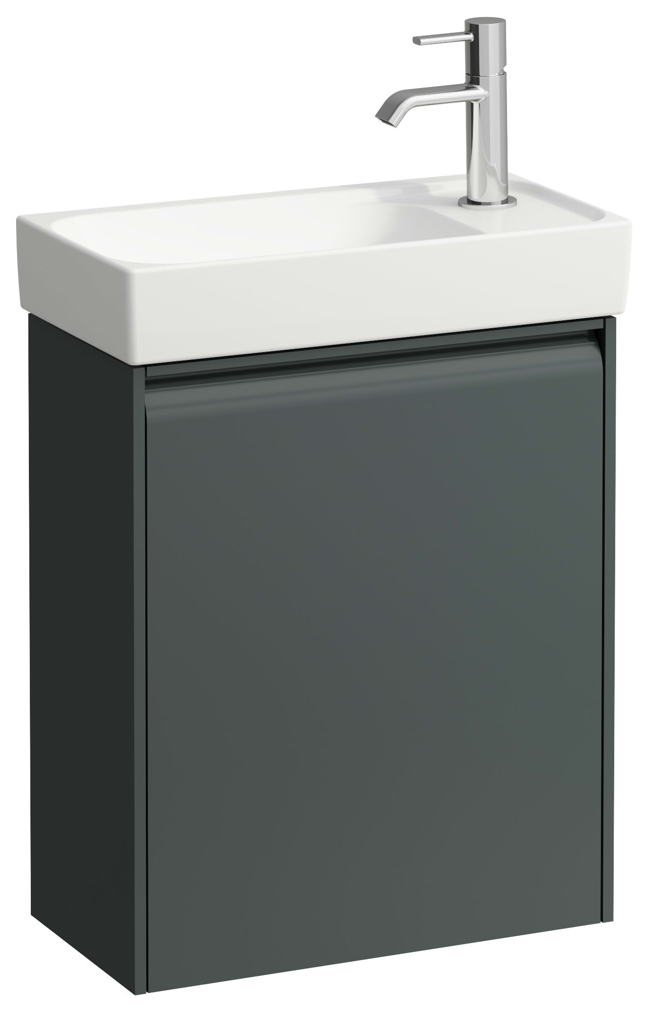 Laufen Meda armario 43.7x22.2x51.5 cm suspendido, para lavabo gris H4215520112661