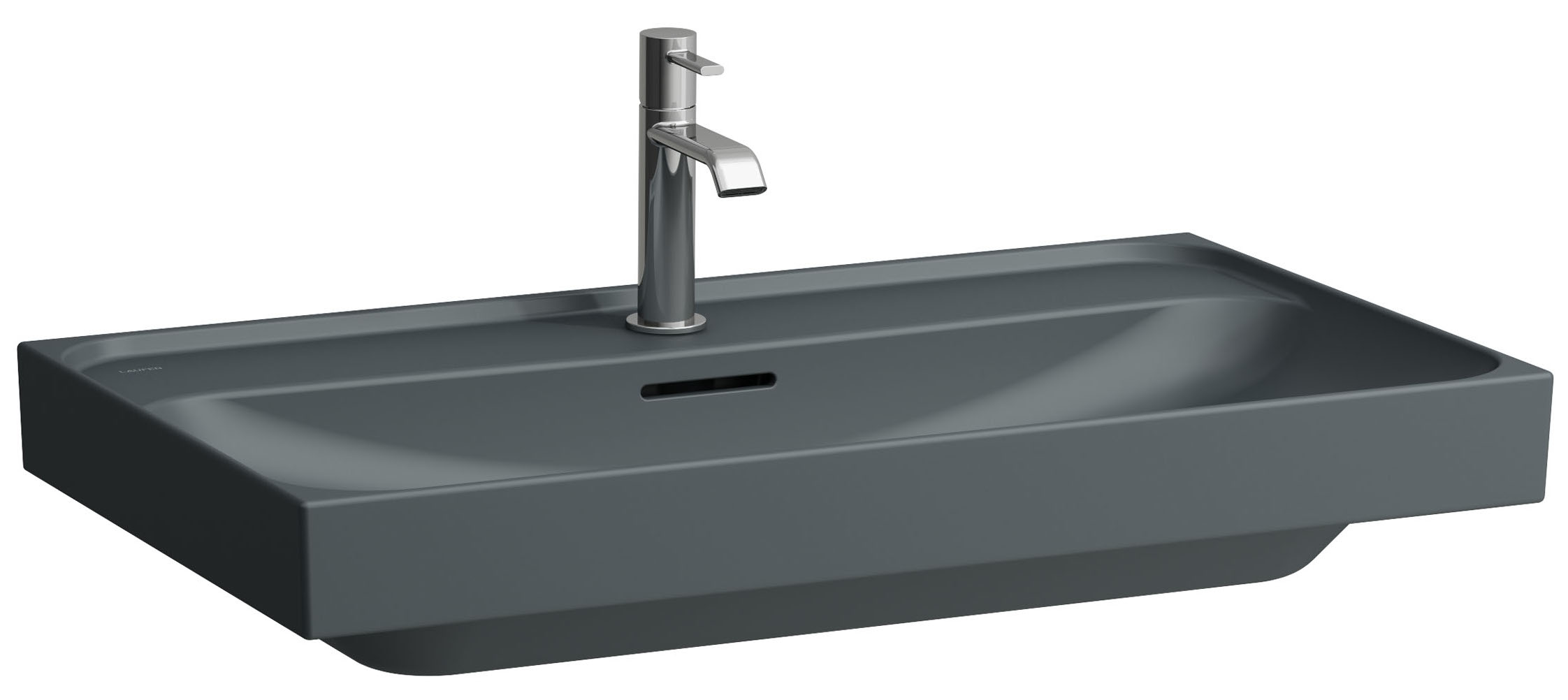 Laufen Meda lavabo 80x46 cm rectangular clásico-para mueble mate H8101177581041