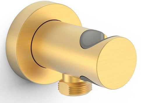 Tres conector angular con soporte oro 26118221OM