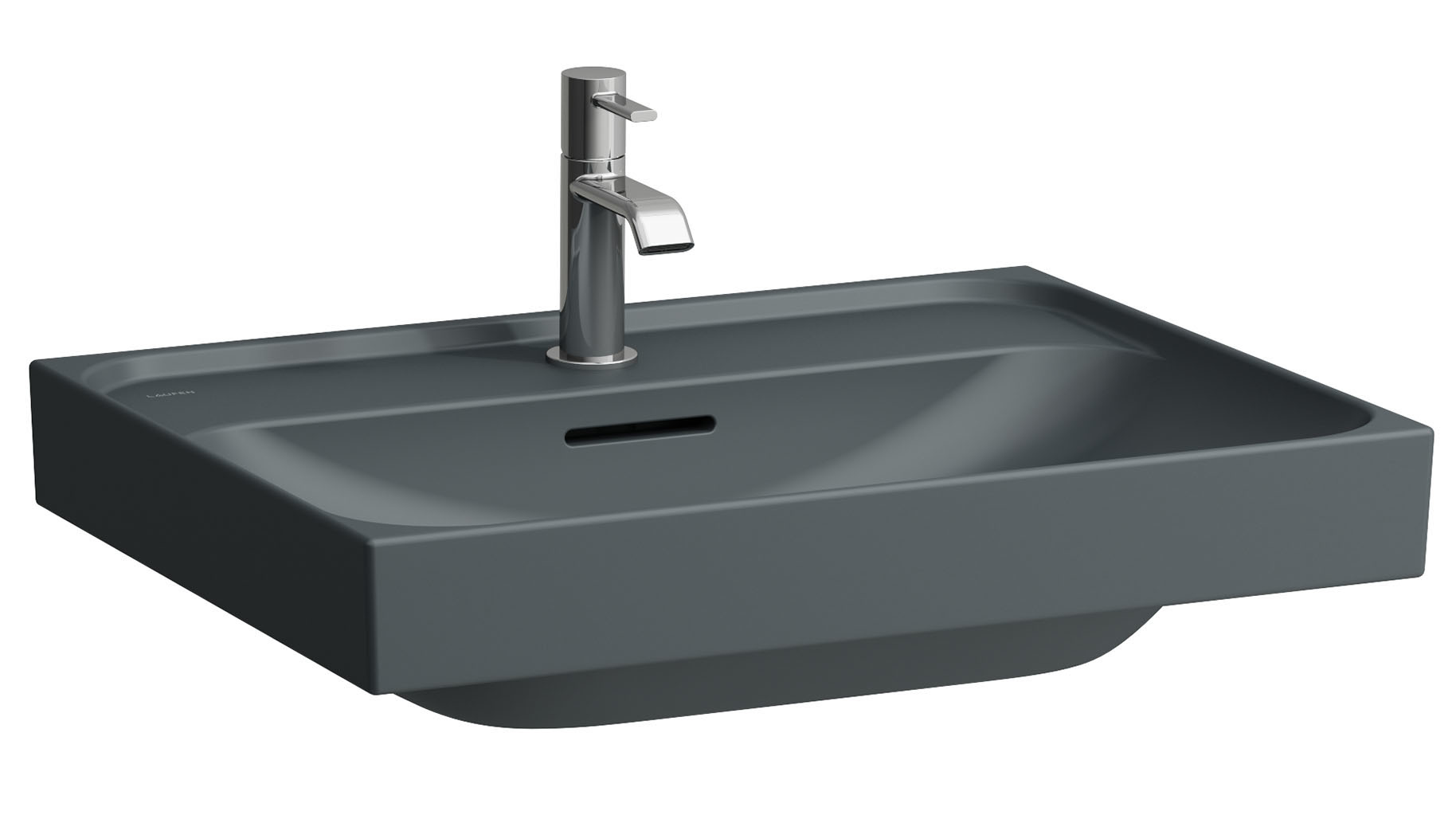 Laufen Meda lavabo 60x46 cm rectangular clásico-para mueble mate H8101137581091