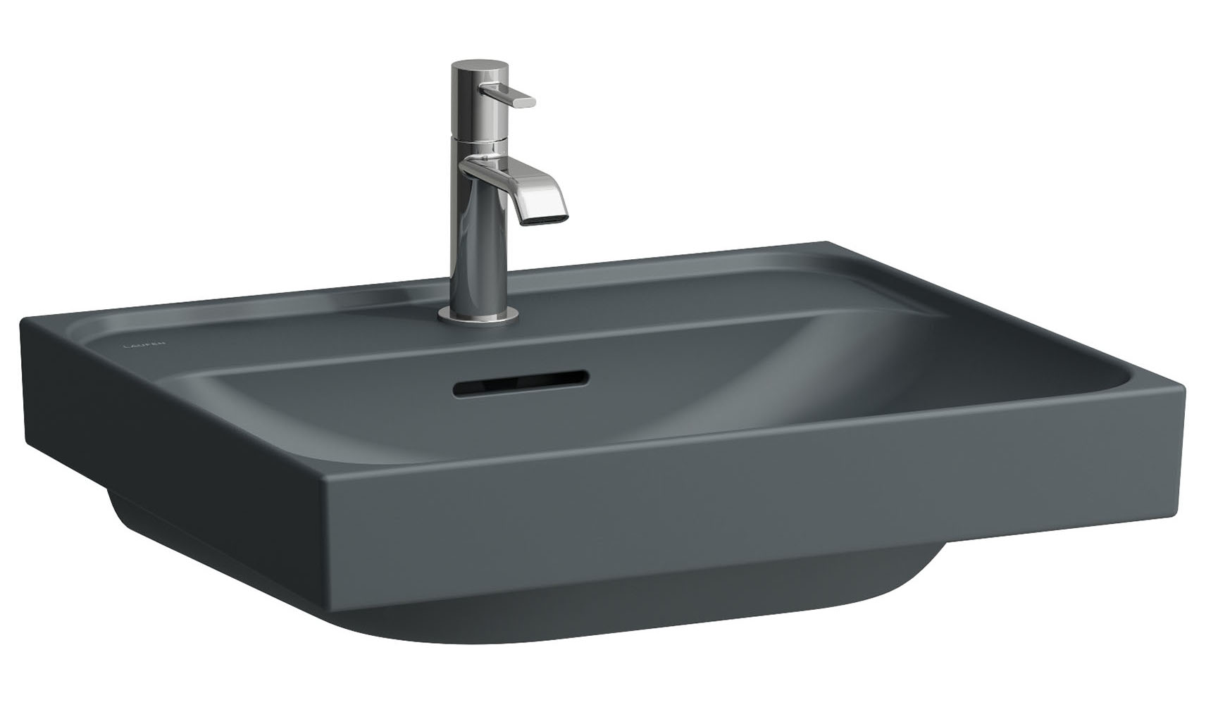 Laufen Meda lavabo 55x46 cm rectangular clásico-para mueble mate H8101127581091
