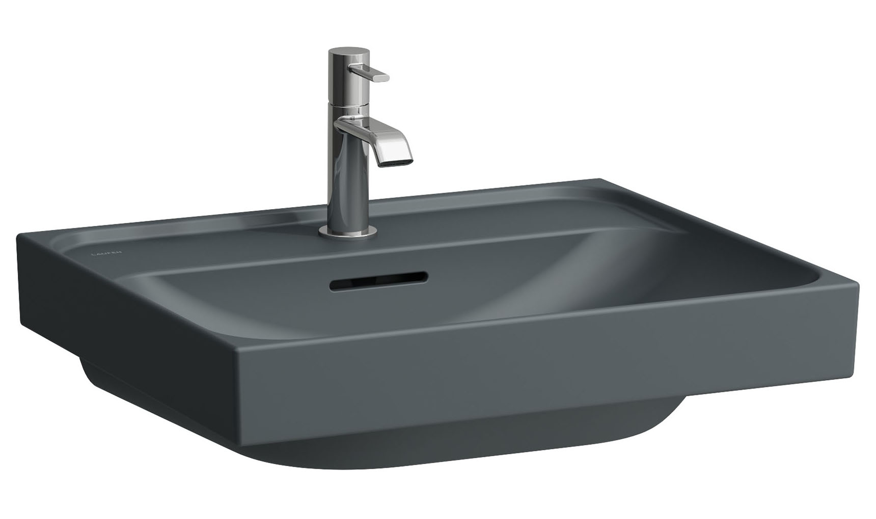 Laufen Meda lavabo 55x46 cm rectangular clásico-para mueble mate H8101127581041