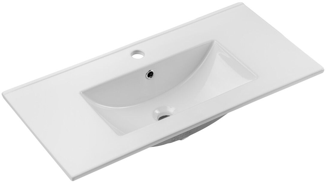 Comad Dance White lavabo 62x40 cm rectangular para mueble blanco brillante CFP - 8009 DANCE 80