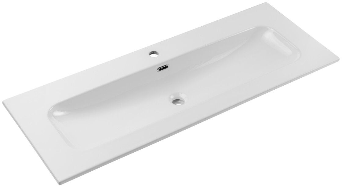 Comad Fly lavabo 121x46 cm rectangular para mueble blanco brillante FLY 120 DP ( E-8073-120 )