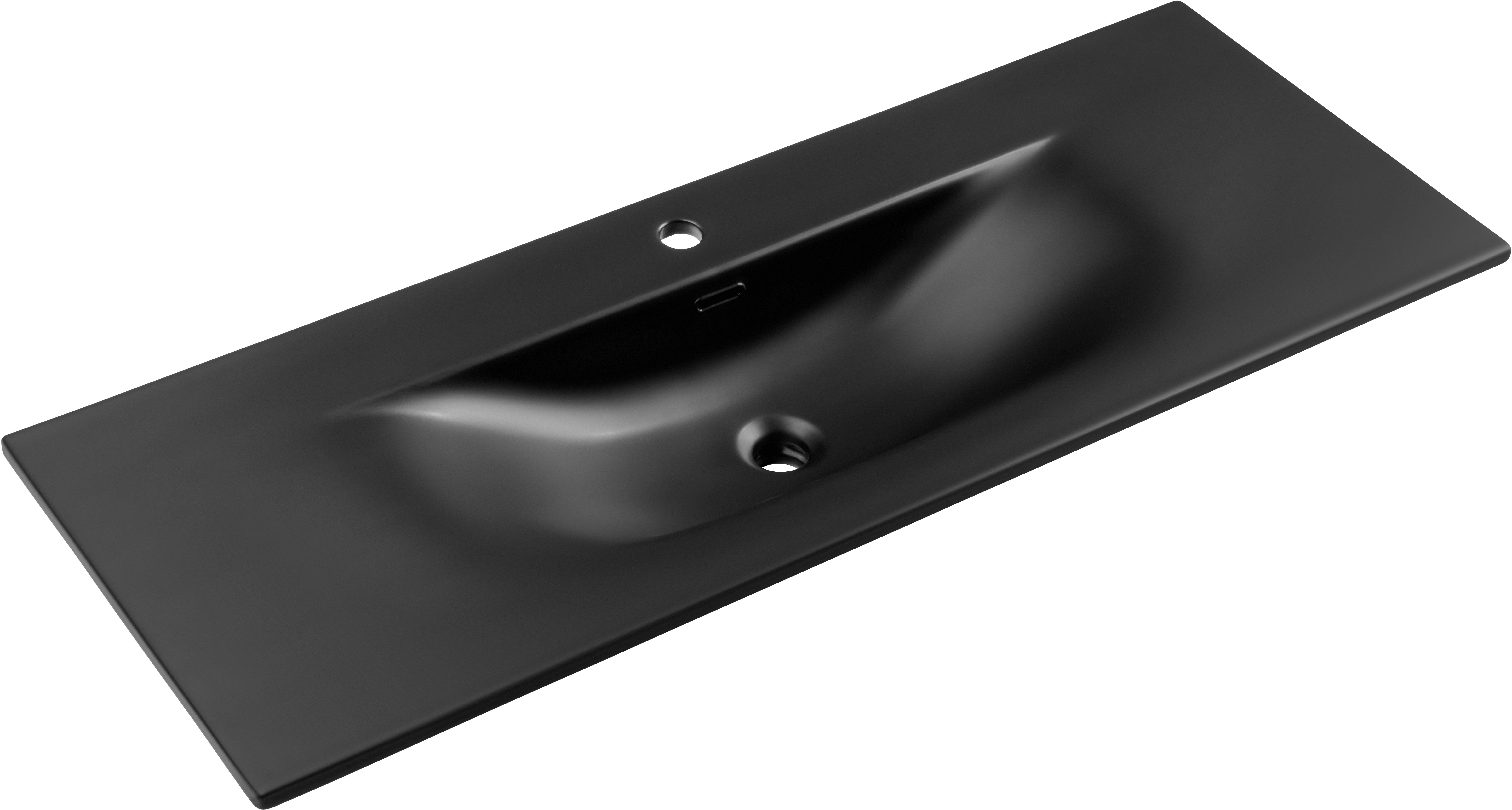 Comad Sky lavabo 121x46 cm rectangular para mueble negro SKY 1 BLACK MATT 120 DP ( E-8099-120 )