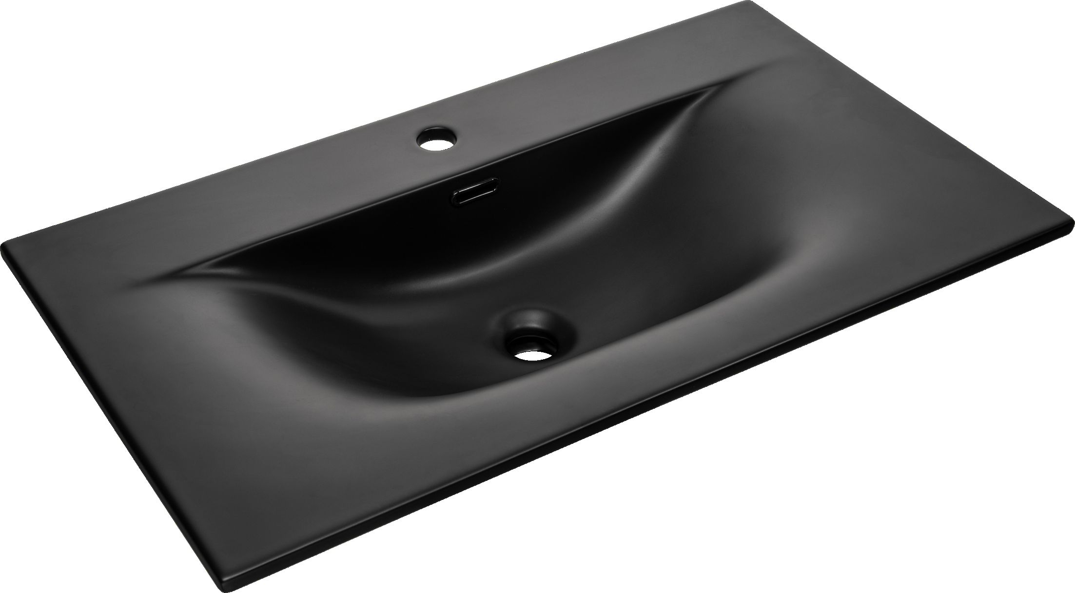 Comad Sky lavabo 81x46 cm rectangular para mueble negro SKY 1 BLACK MATT 80 DP ( E-8099-80 )