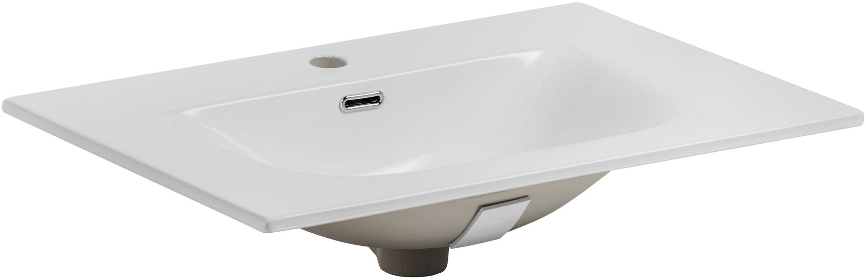 Comad Sky lavabo 71x46 cm rectangular para mueble blanco SKY 70/DP- 8099