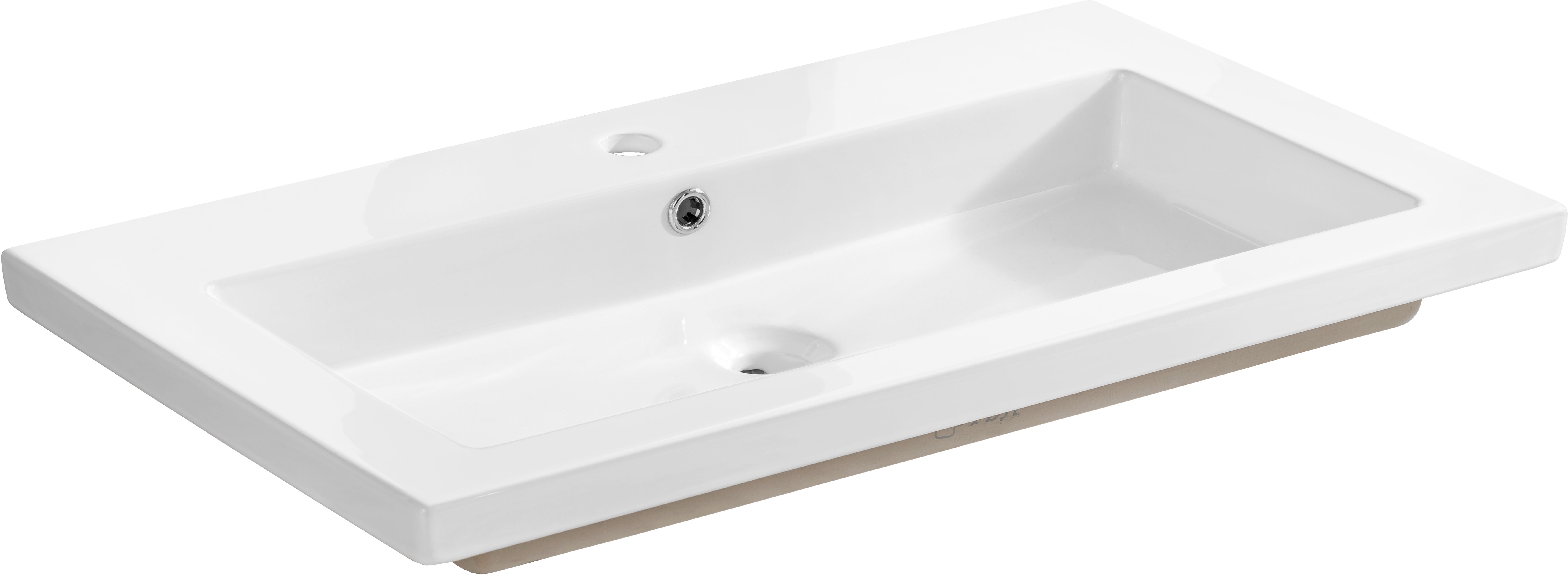 Comad Spirit lavabo 81x46 cm rectangular para mueble blanco UM-8070 SPIRIT 80