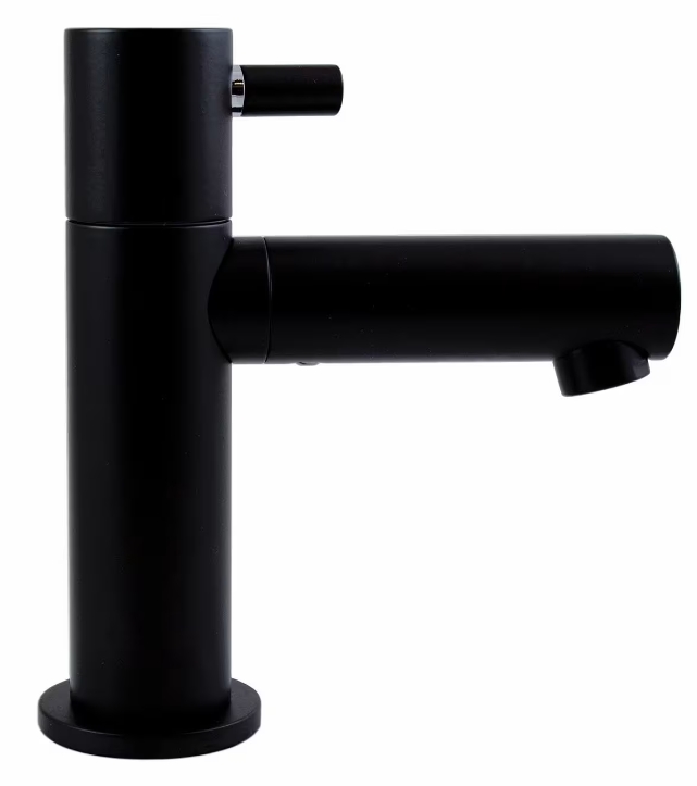 Kronenbach Lima 2.0 Black grifo de lavabo de pie negro 23590001SMKB