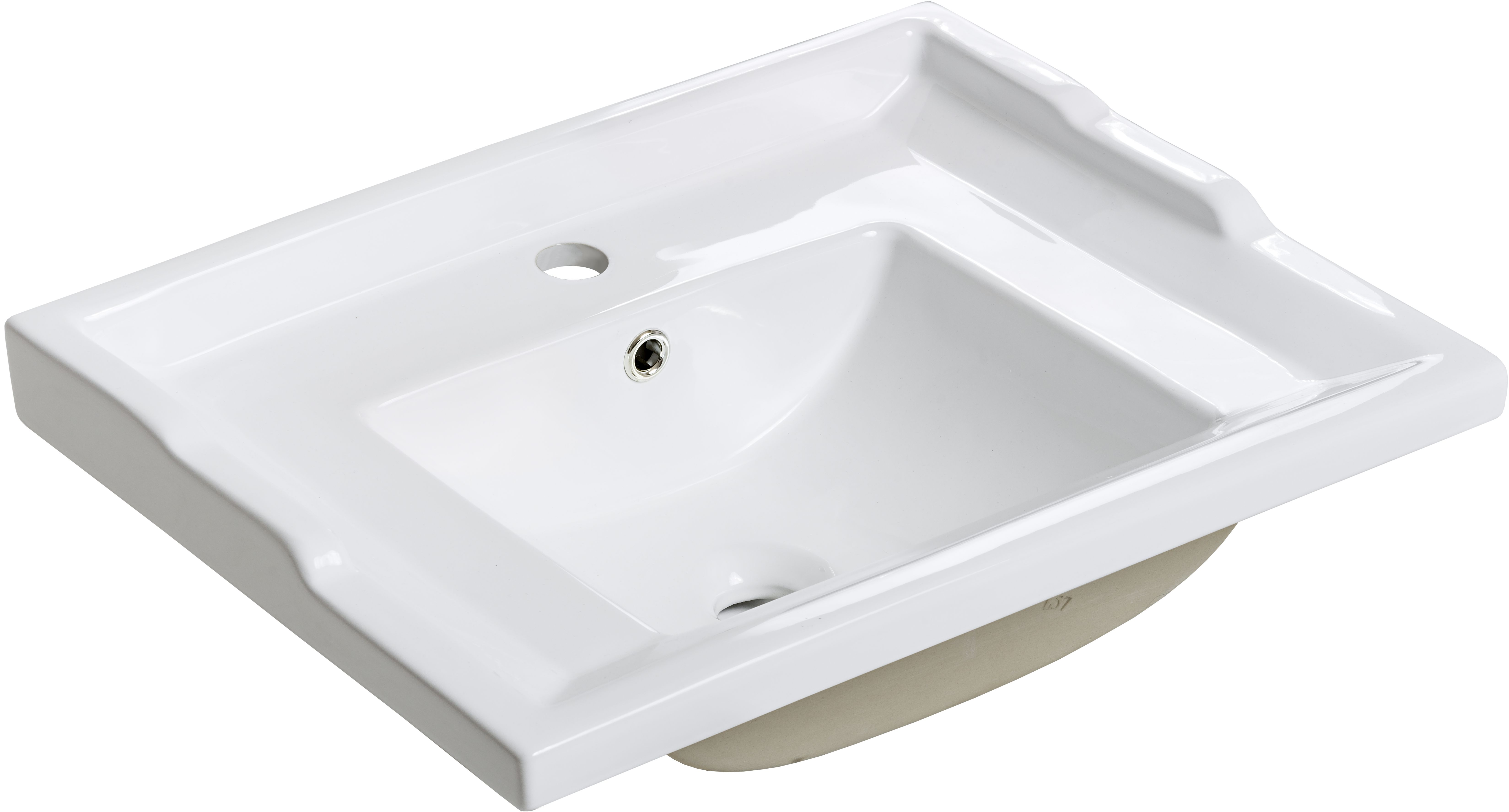 Comad Retro lavabo 61x46 cm rectangular para mueble blanco UM - CFP F60 RETRO DP(YS27312-60)