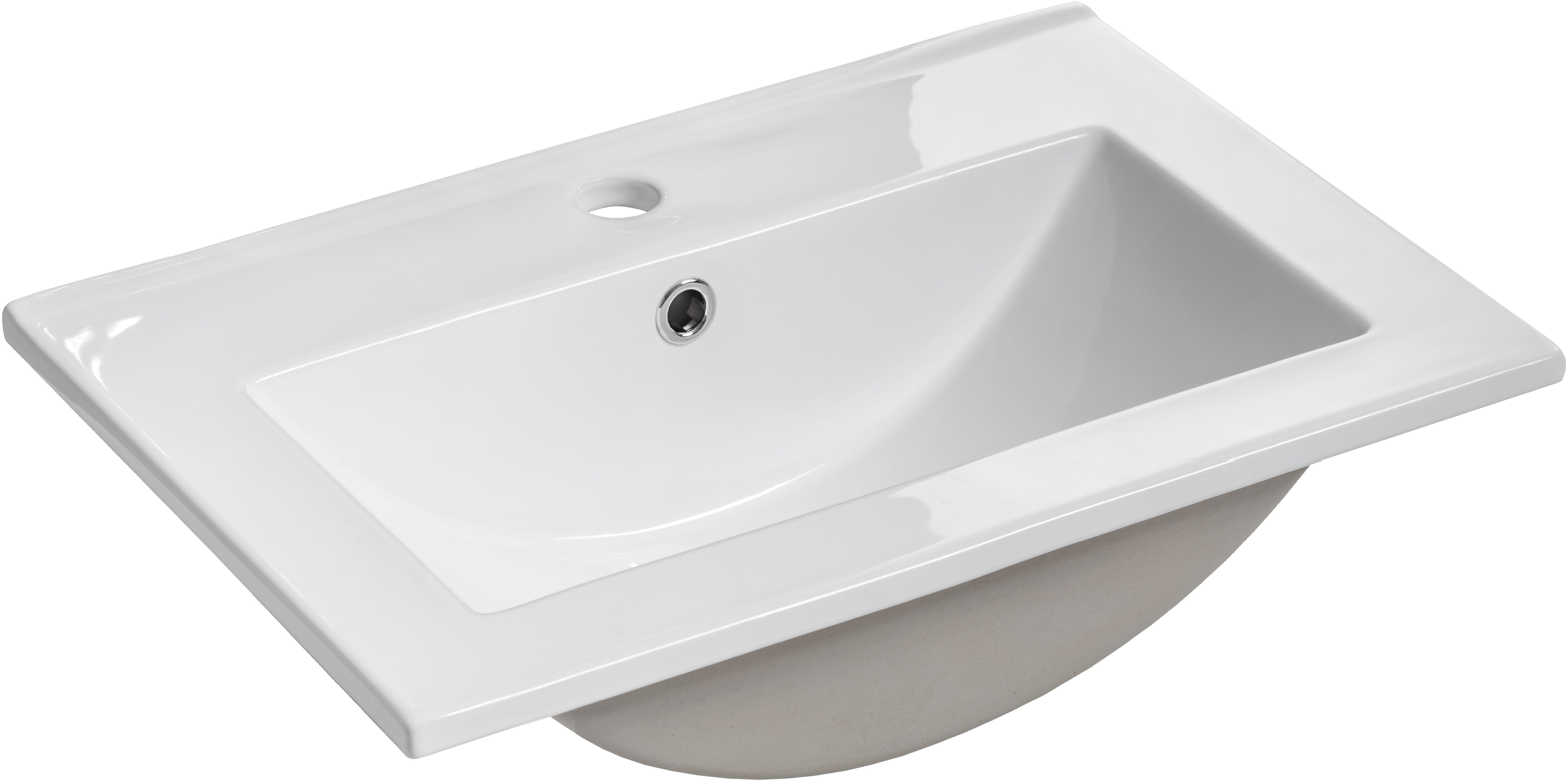 Comad Lava lavabo 50x46 cm rectangular para mueble blanco UM-CFP LAVA 50D