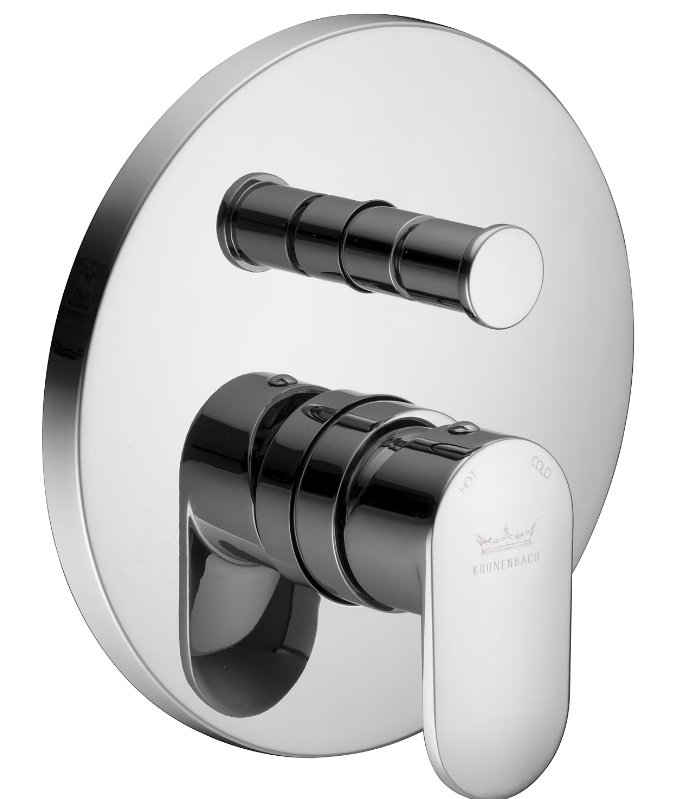 Kronenbach Plana 2.0 grifo de bañera y ducha empotrado cromo 43849573 KB