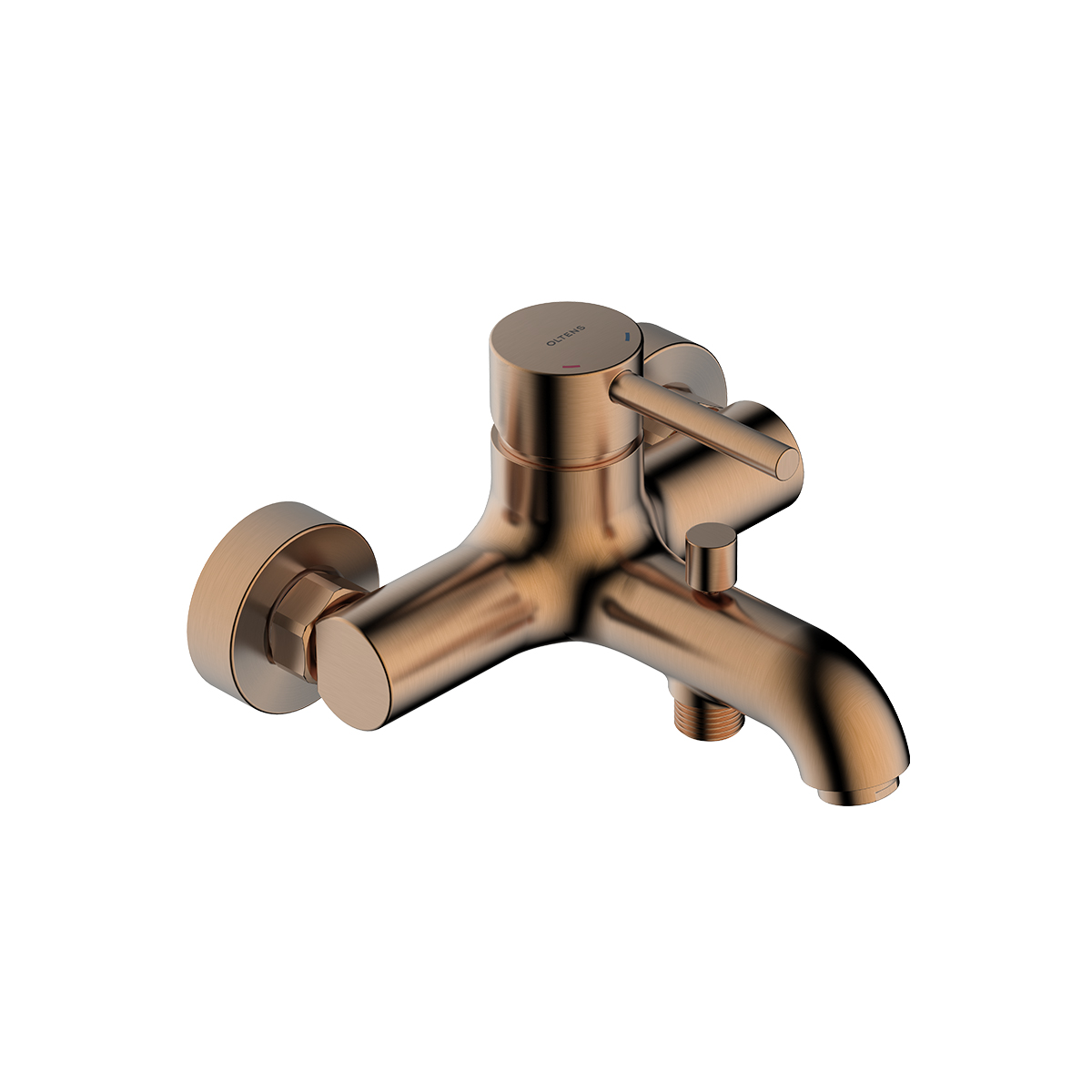 Oltens Molle grifo de bañera y ducha a pared cobre cepillado 34000610