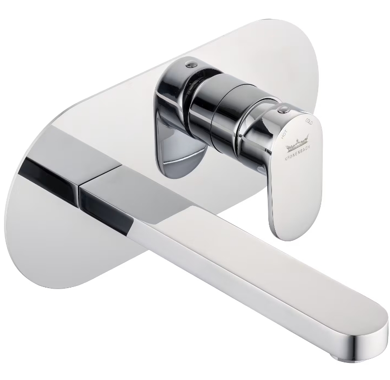Kronenbach Plana 2.0 grifo para lavabo empotrado cromo 44882103KBN