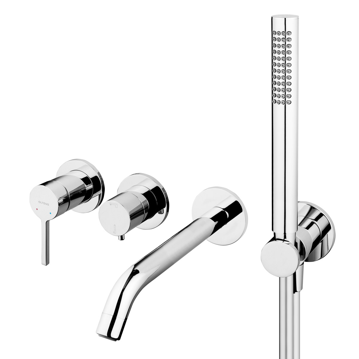 Oltens Rann grifo de bañera y ducha empotrado cromo 34110100